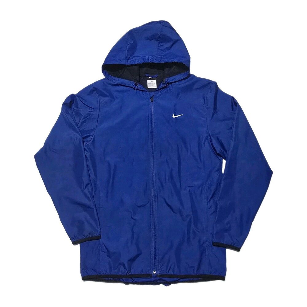 Nike Men's Small Lightweight Full-Zip Running Windbreaker Jacket Royal Blue